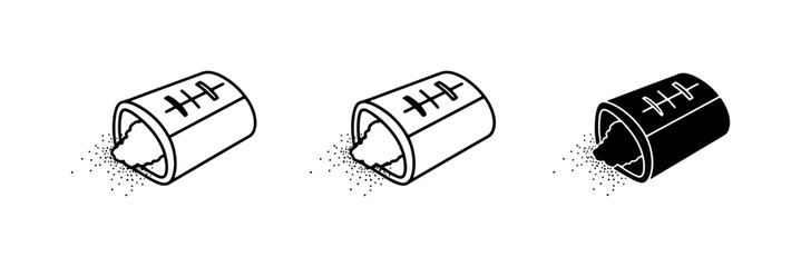 Sushi Roll Icons, Maki Vector Graphics, Japanese Food Illustrations © Momota