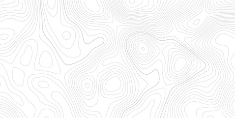 Topographic map, grid, texture, relief contour of terrain. Topo contour map on white background. geographic grid.  © NAZMA