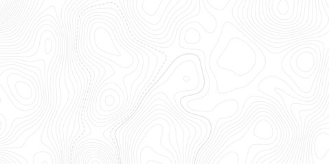 Topographic map, grid, texture, relief contour of terrain. Topo contour map on white background. geographic grid.  © NAZMA