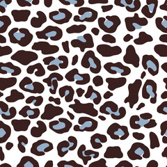 Fototapeta premium Leopard pattern seamless background and printing or home decorate and more.