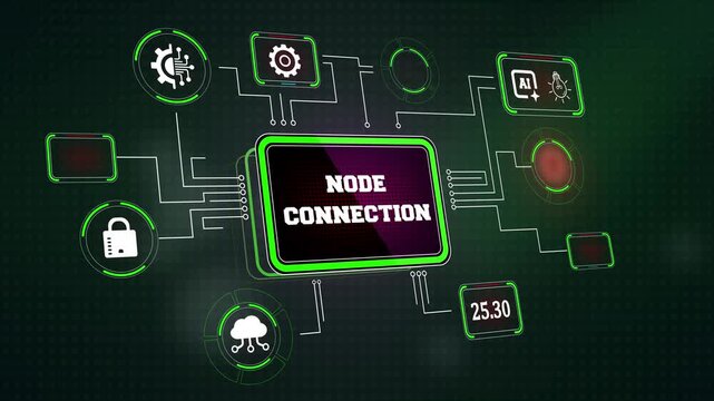 High tech network interface processing automated node connection routing channels inside a secure database computing grid configuration setup