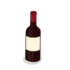 Obraz premium red wine bottle