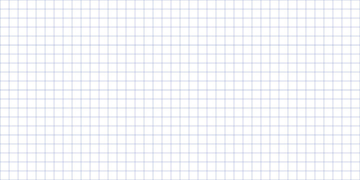 Exercise book paper page with squares, one page. Blank lined worksheet exercise book for math. Empty writing notebook paper sheet template. eps 10