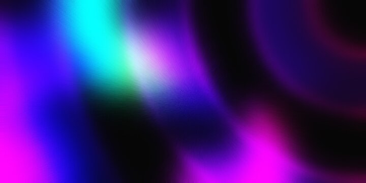 Vibrant Neon Purple Magenta and Cyan Gradient Abstract Background with Heavy Grain Noise