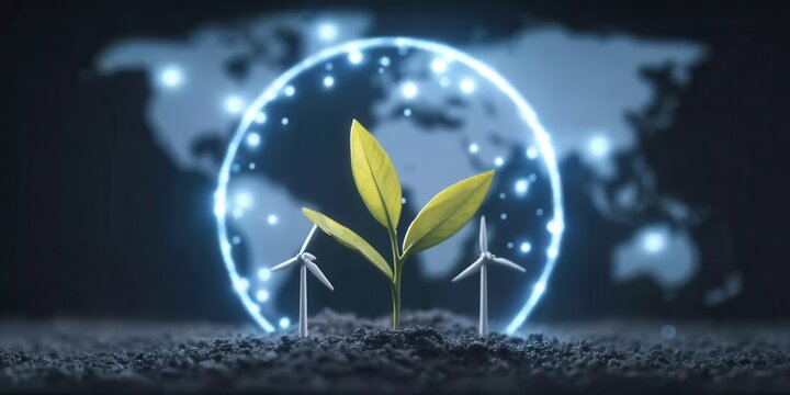 The environment remains stable thanks to renewable energy and a clean eco framework that respects the natural green ecology of earth.