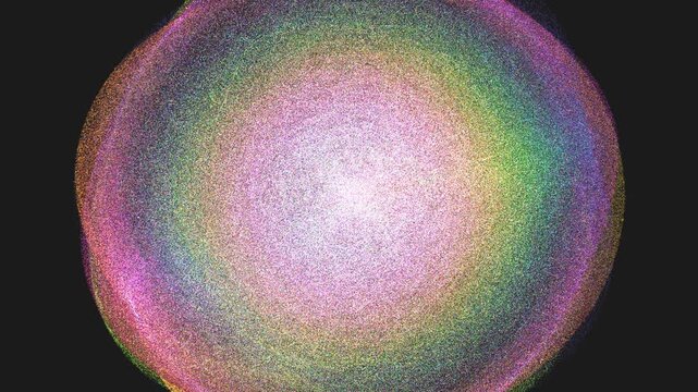 quantum orbital electron cloud