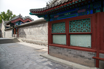 Fototapeta premium Gongwang Mansion Beijing - Classical Chinese Courtyard Architecture