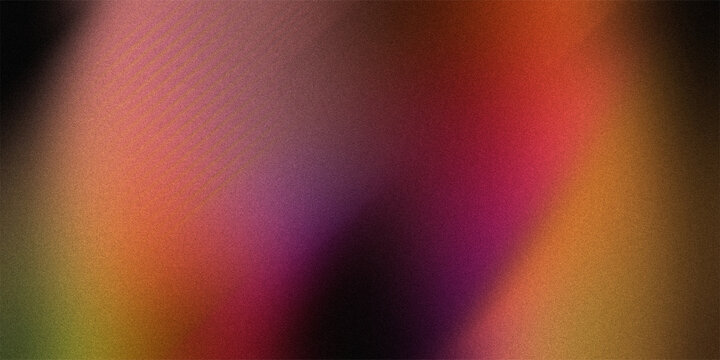 Warm multi colored abstract background with soft grainy texture and dynamic light diffusion for vibrant artistic digital art projects.