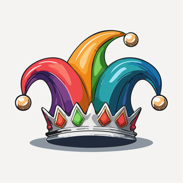 Jester Hat with Crown
