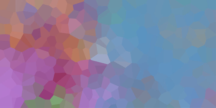 Abstract geometric mosaic in soft pink purple and light blue tones with a gentle gradient and irregular polygon shapes for a serene background