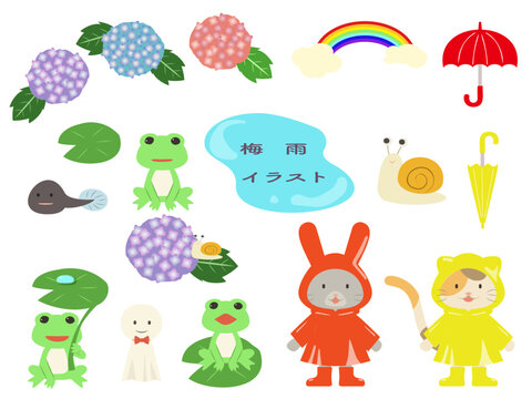 梅雨イラスト