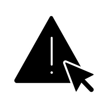 Warning icon vector. alarm Illustration sign. risk symbol. danger logo.
