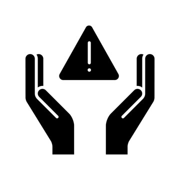 Warning icon vector. alarm Illustration sign. risk symbol. danger logo.