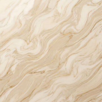 Elegant Beige Marble Texture Background with Flowing Gold Veins and Luxury Fluid Surface Pattern