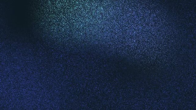 Blue rough speckle texture spray paint grainy noise animation shape wave looping frame by frame abstract background