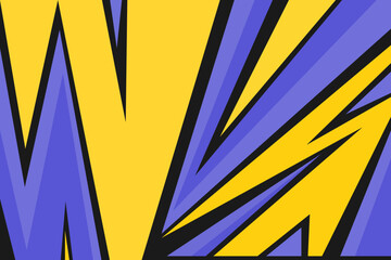 abstract sport background yellow, blue color with geometric shape patterns, suitable for gaming, racing, sports, e-sports themes © rais