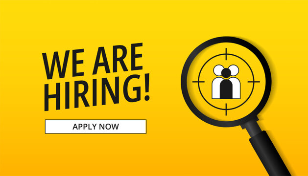 hiring recruitment or open job vacancy concept