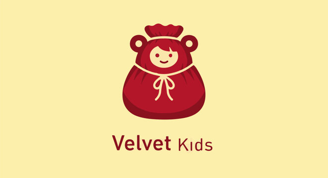 Cute teddy bear characters on yellow striped background