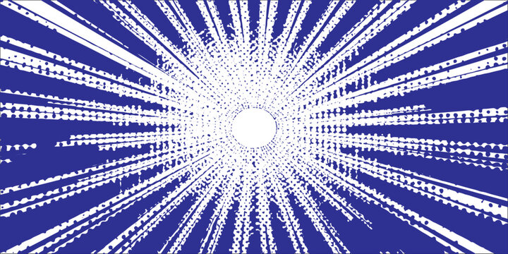 Abstract blue binary code tunnel with geometric digital pattern and abstract fractal design wallpaper
