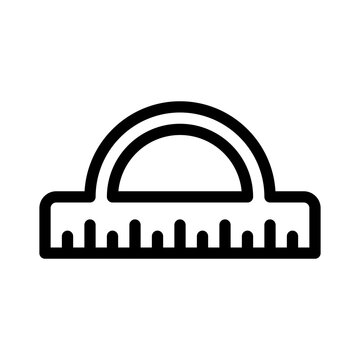 protractor line icon