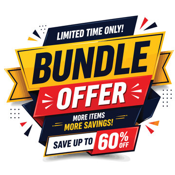 Bright sale bundle offer with big discount and savings
