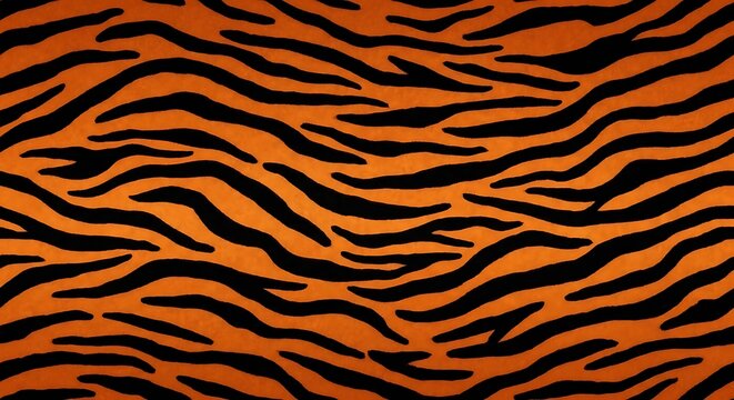 Seamless tiger stripe pattern background texture with animal print, reptile skin