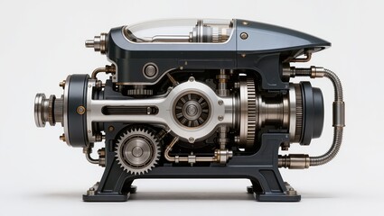 Fototapeta premium Industrial Vacuum Pump System