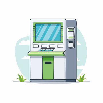 Illustration of an ATM machine