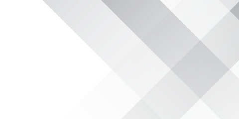 Fototapeta premium Vector 3D white geometric abstract background overlap layer on bright modern