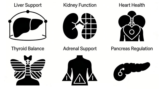 Presenting the concepts of liver, kidney, heart, thyroid, adrenal gland and pancreas care, visceral function regulation and chronic disease management, and body detoxification care.
