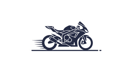 Motorcycle in Motion Racing Fast. © Ahmad