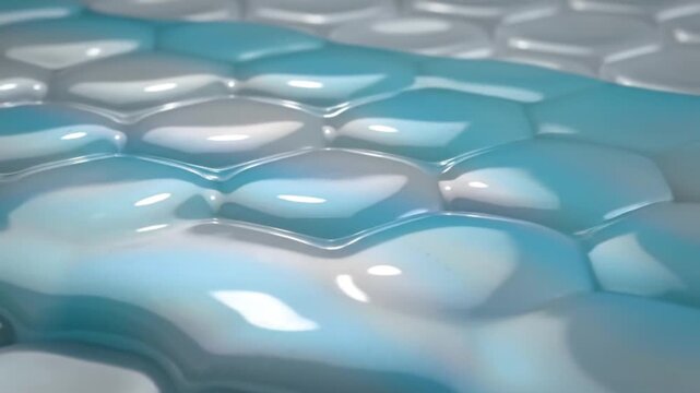 Satisfying Microscopic Flow of Pearl-White Ceramide Lipid Fluid Healing Skin Barrier