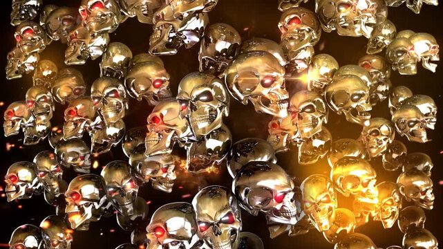 Skull Curtain