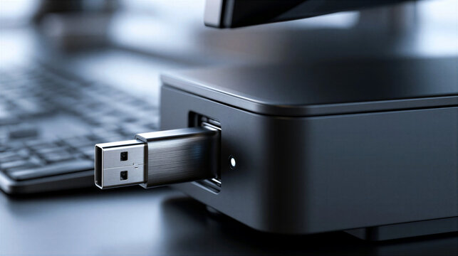 Black Hardware Connects Via USB For Firmware And System Maintenance. Usb Connection To Black Apparatus Indicates Initiation Of Firmware Upgrade And Troubleshooting Procedures