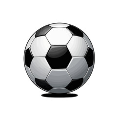 Fototapeta premium soccer ball on white background vector