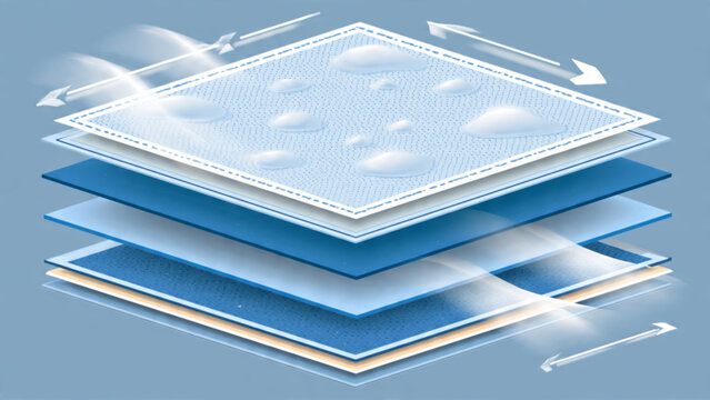High-Tech Multi-Layer Glass Panel with Smart Coating and sleek futuristic design