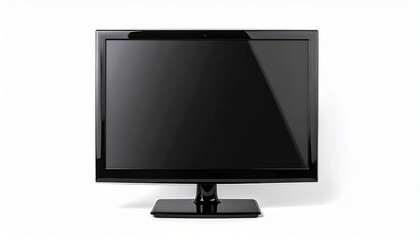 Fototapeta premium Flat‑Screen Television with Black Frame and Glossy Display
