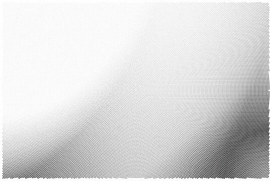 Abstract dot gradient background with radial pattern and dark textured corner design.