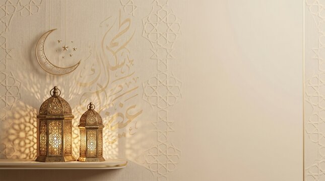 lamp on the wall eid ul adha background for post design and other stuff