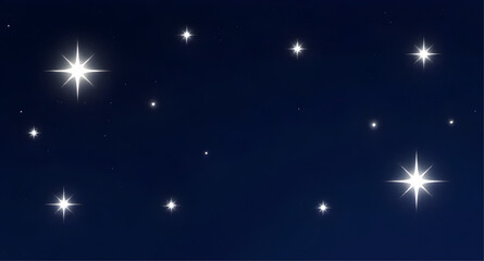 astronomy, starrysky, night, stars, galaxy, cosmic, universe, celestial, background, dark, space, dreamy, twinkling, minimalist, vector, illustration, isolated © zpixel