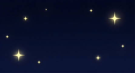 night, starrysky, stars, galaxy, cosmic, astronomy, universe, celestial, background, dark, space, dreamy, twinkling, minimalist, vector, illustration, isolated © zpixel