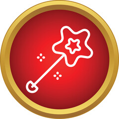 Obraz premium Magic wand generating sparkles, perfect for fantasy, magic, or fairytale concepts