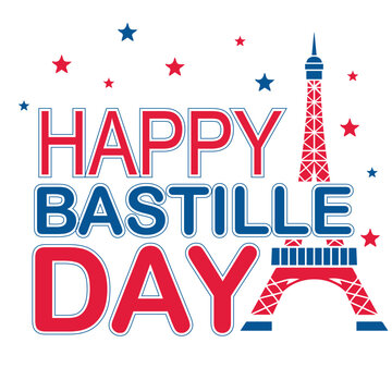 Bastille Day &lrm;Vector Design , T-shirts Print design 
