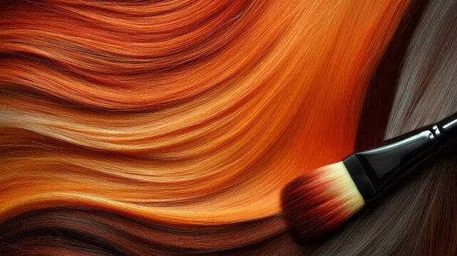 selective focus professional stylist customizing hair color for client features