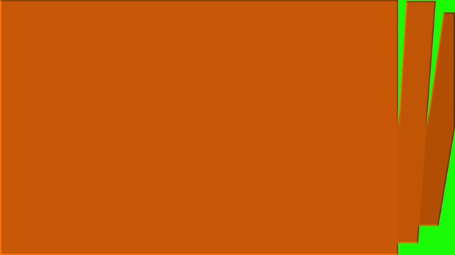 3D Rotating Bars Shutter Flip Transition to Green Screen