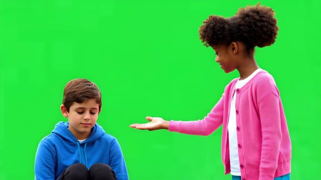 Child Communication and Empathy Illustration