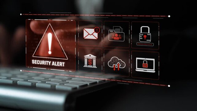 Cybersecurity threat focuses on cybersecurity, threat, and data breach with strong emphasis on system protection, data integrity, and security risks Marrow