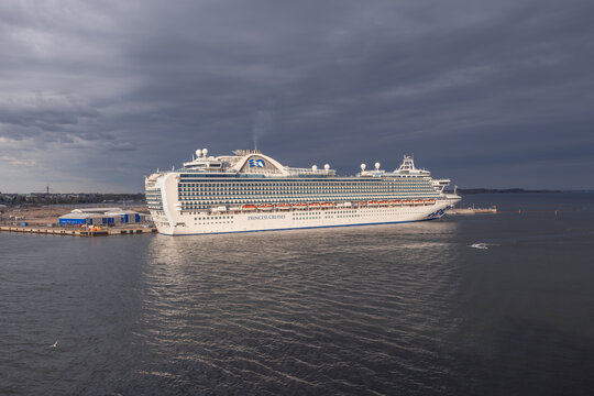 Emerald Princess Cruise Ship In Helsinki