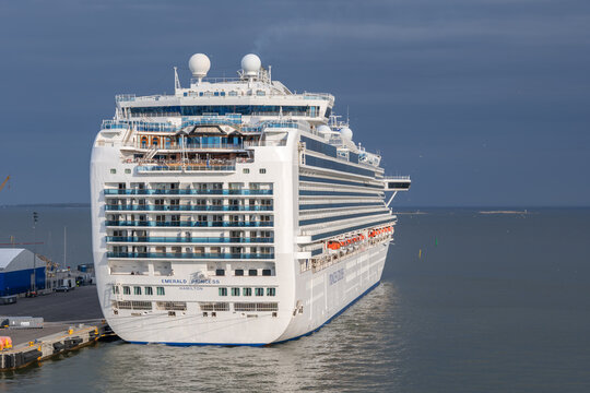 Emerald Princess Cruise Ship In Helsinki