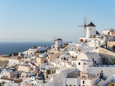 Oia village on Santorini Island, Greece